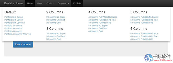 蘇州網(wǎng)站建設(shè):boosstrap3打造全屏菜單和無(wú)限極菜單