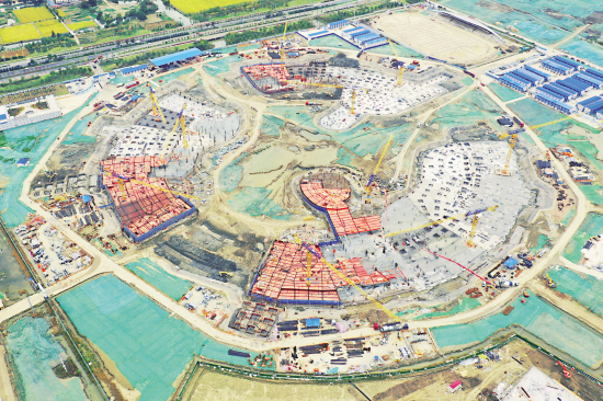 西交利物浦大學(xué)太倉(cāng)校區(qū)雛形初現(xiàn)展雄姿